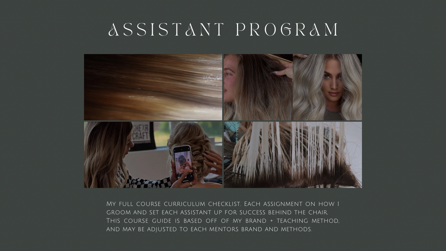 Assistant Course Workbook